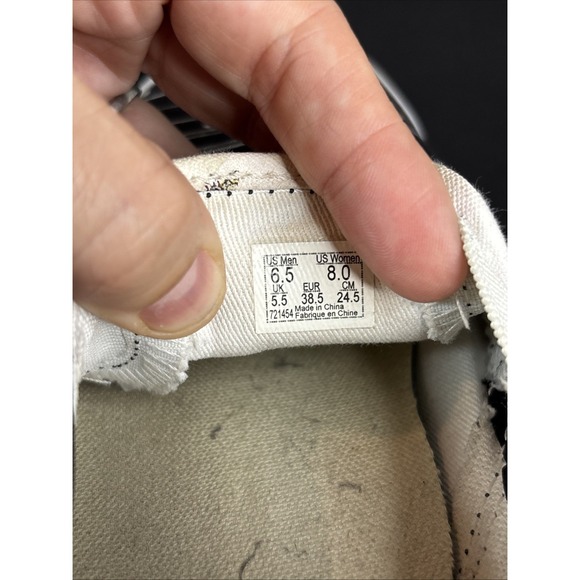 RARE Vans X 606 Records Custom Order Slip Ons, Discontinued, Black/White, Size 8 - Picture 9 of 9